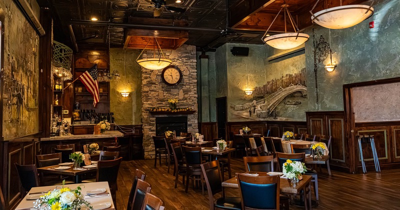 Interior, main dining area