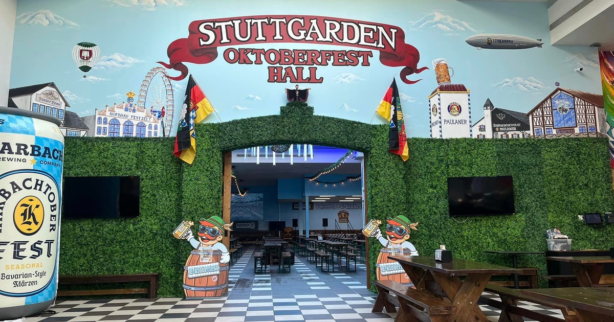 Entrance to the Oktoberfest Hall