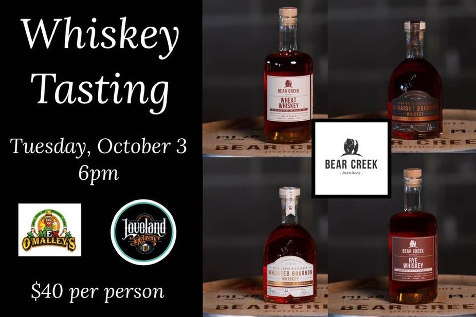 A Night of Whiskey with Bear Creek Distillery event photo