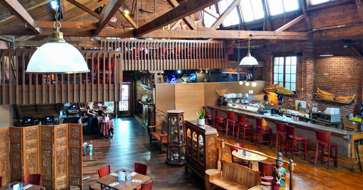 Interior, main dining area