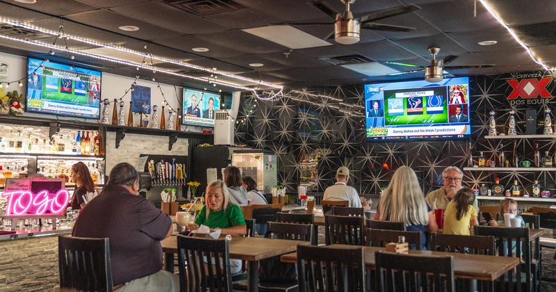 Interior space, dining area