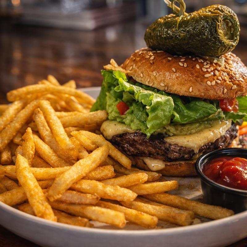 Chile Vedre Burger photo