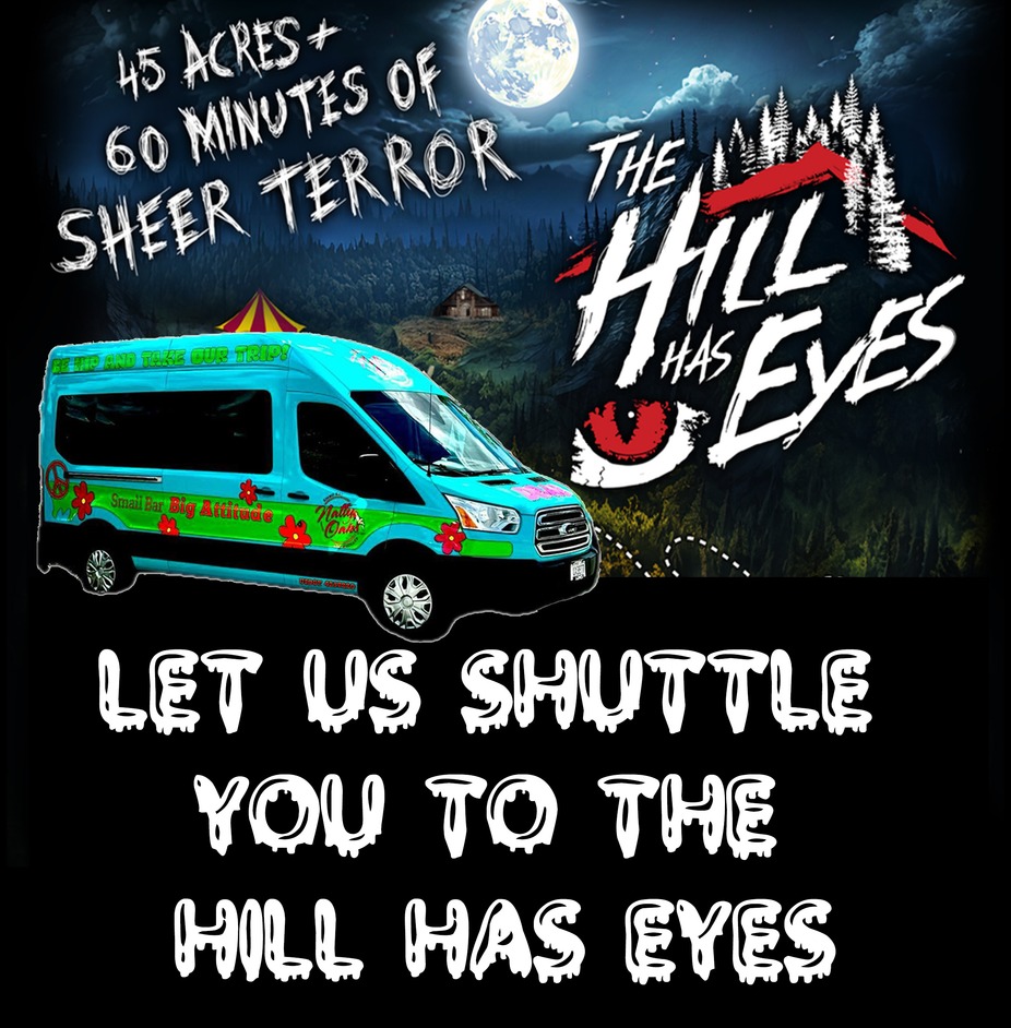 Shuttle to Hill Has Eyes and Buffalo Bills Haunted Trail event photo