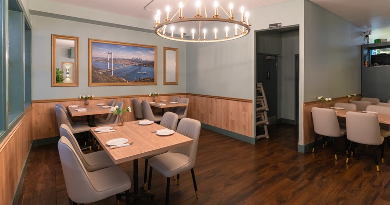 Interior, diner area