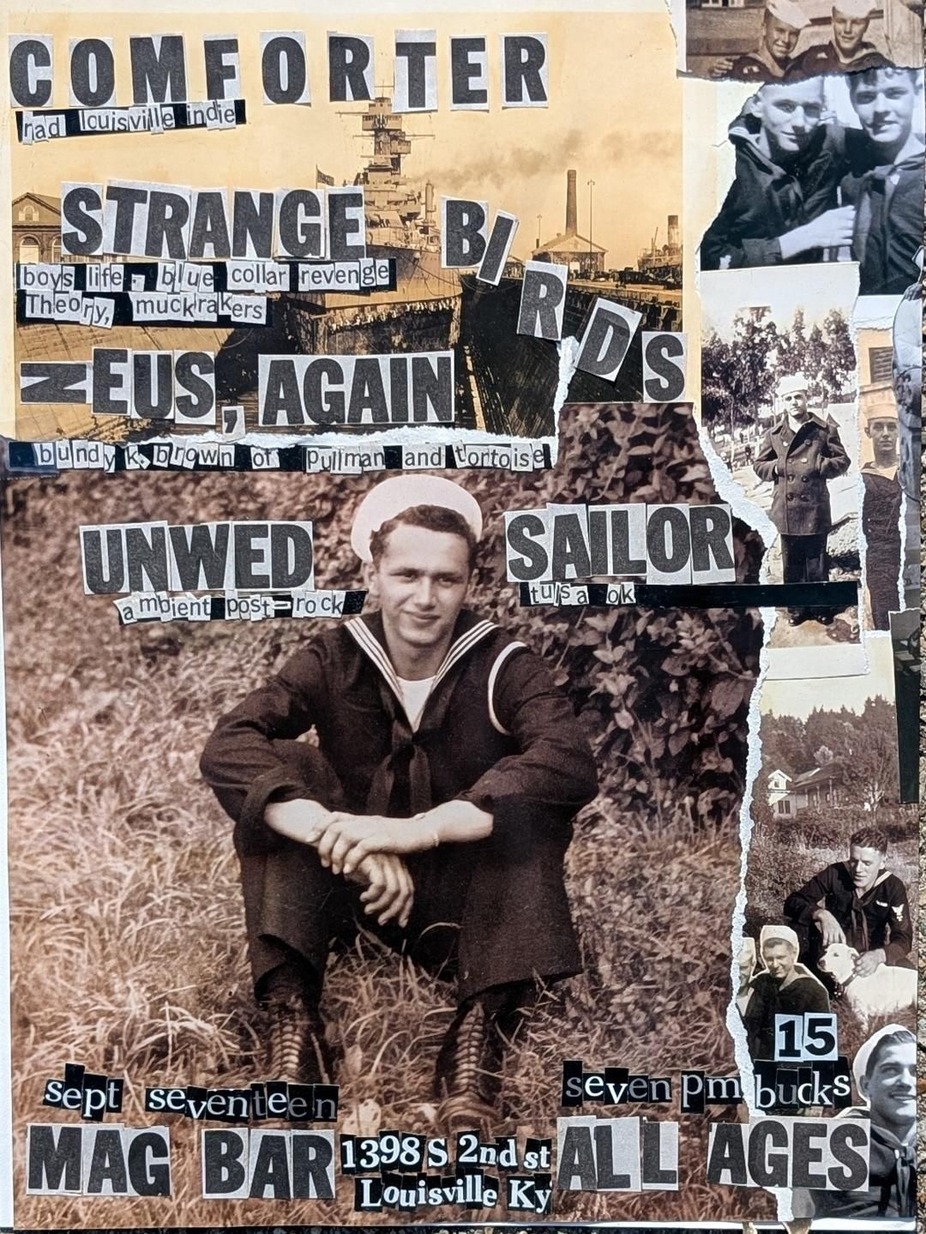Unwed Sailor with Comforter, Strange Birds and Zeus Again event photo