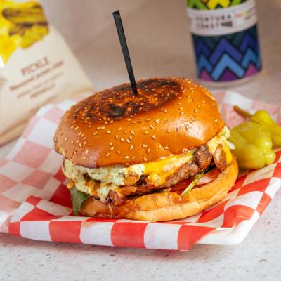 Smoky Mushroom Burger.