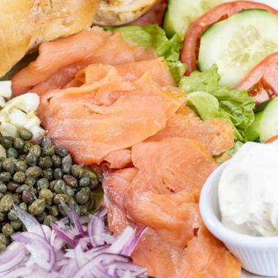 Smoked Salmon Platter.
