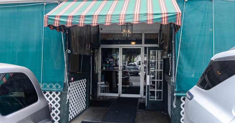 Exterior, front view, entrance