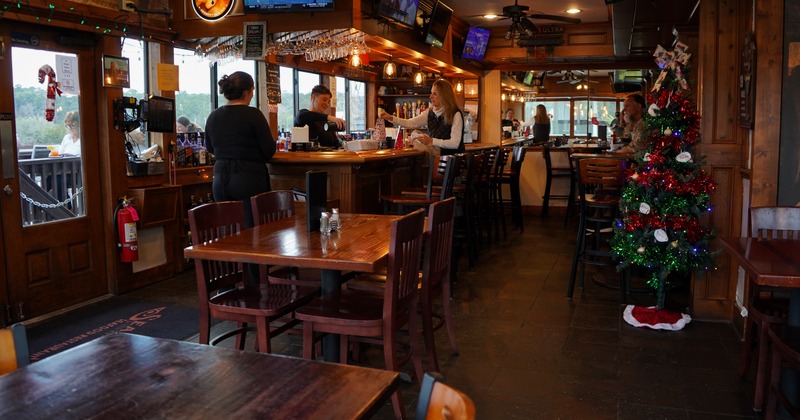 Interior, dining area