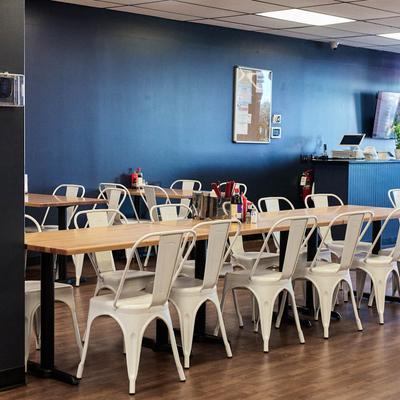 Interior, seating area