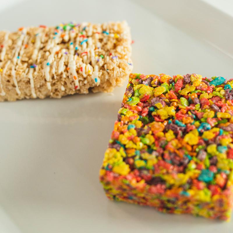Fruity Pebble Marshmallow Treat photo