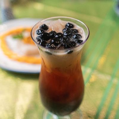 Thai Boba Iced Tea.