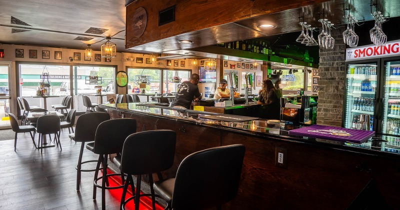 Interior, bar counter