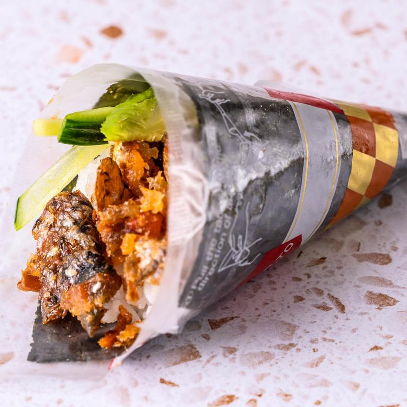 Truffle Salmon Skin Hand Roll photo