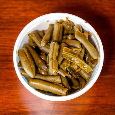 Green beans side.