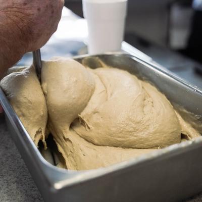 ice cream cone batter.