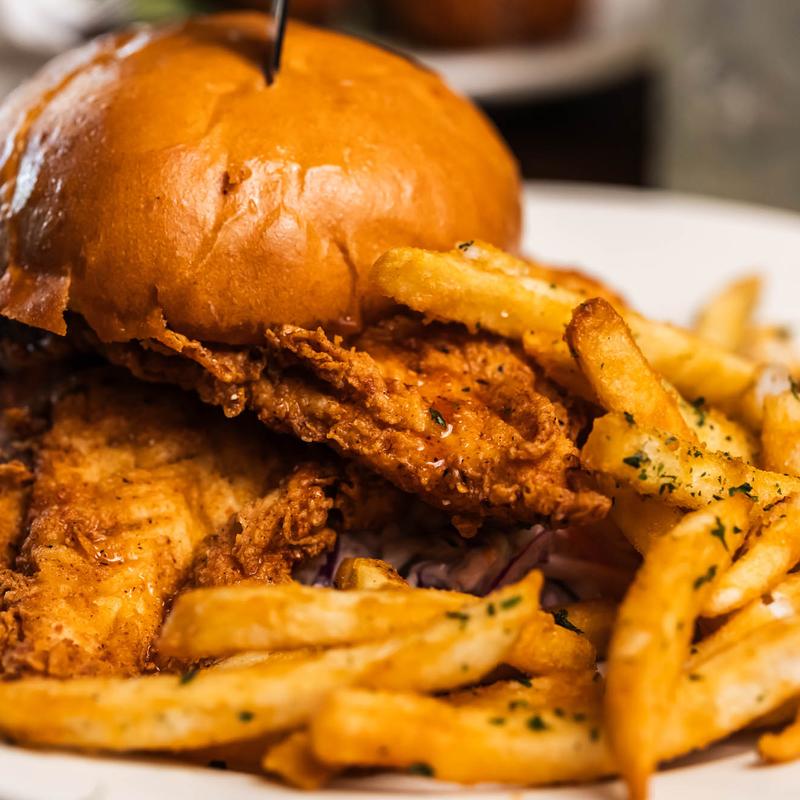 menu item 12 of 15, Crispy Spiced Southern Fried Chicken Sandwich