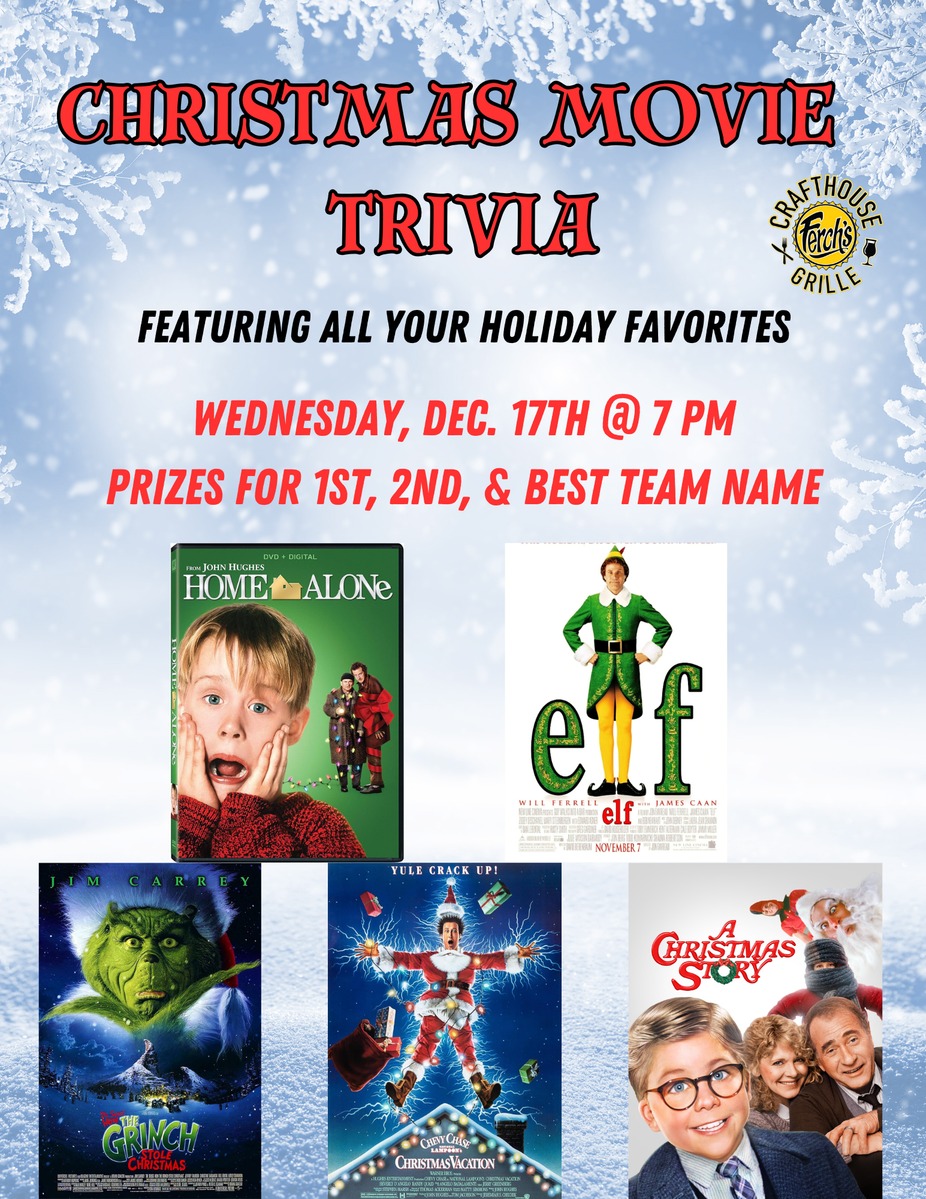Christmas Movie Trivia!!! event photo