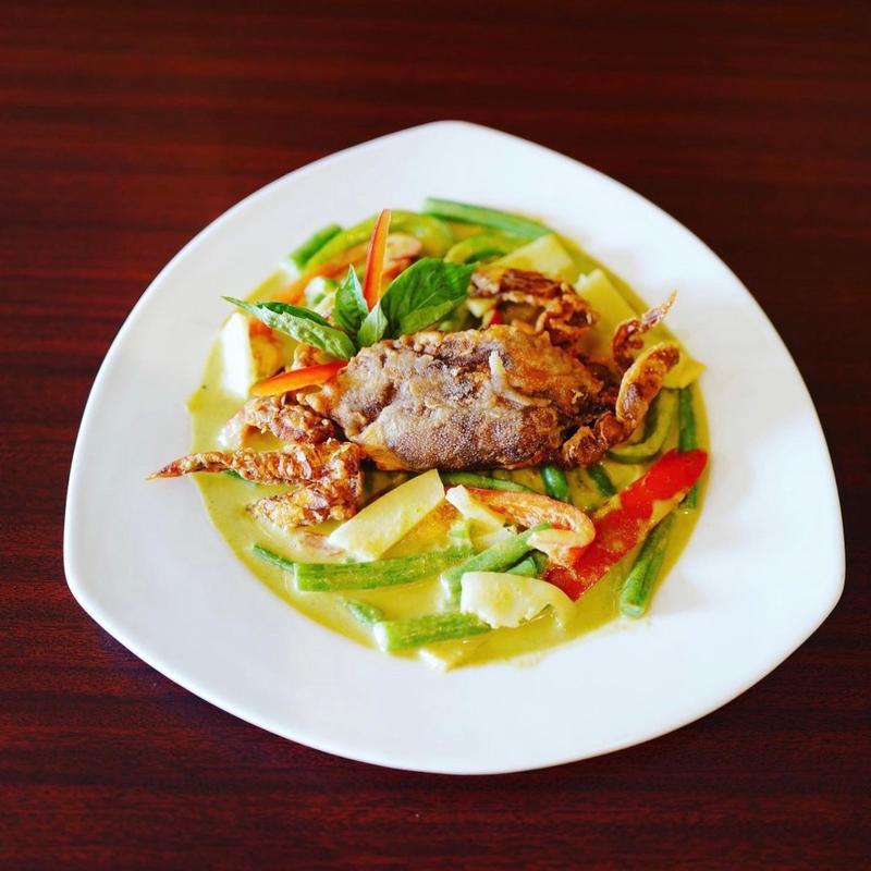 SoftShell Crab Green Curry photo