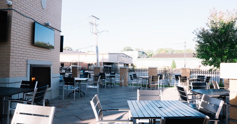 Exterior, chairs and tables