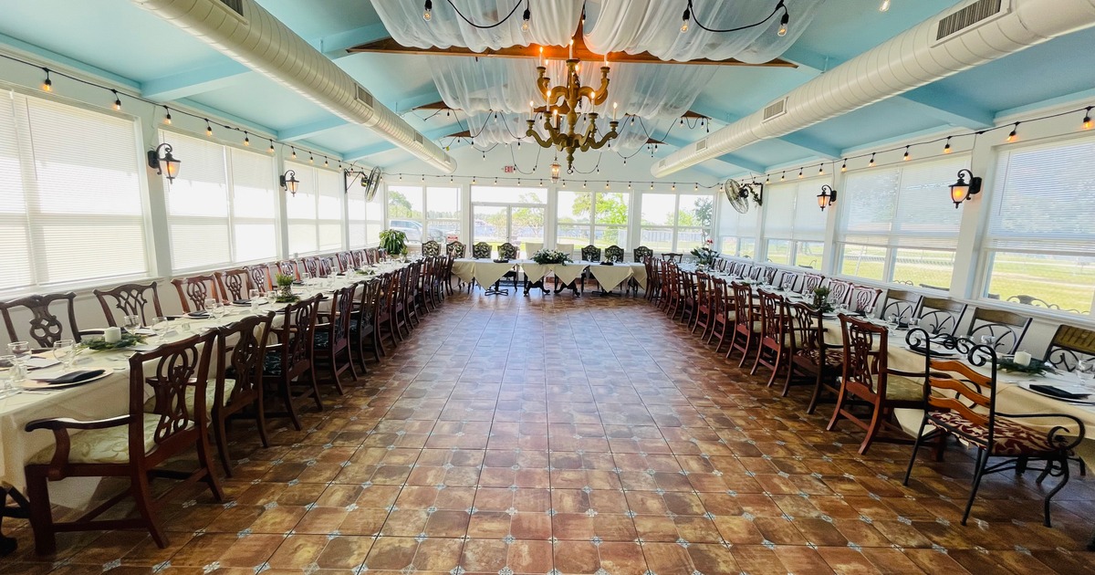 A large dining hall