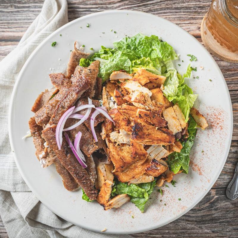 Combo Chicken & Gyro Feta Salad photo