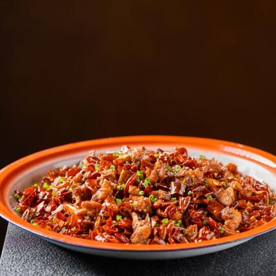 Sauteed Diced Chicken with Chili Pepper photo