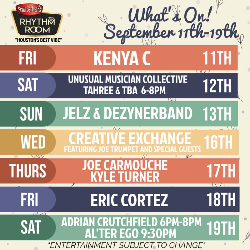 Event image Week of September 11th - 19th