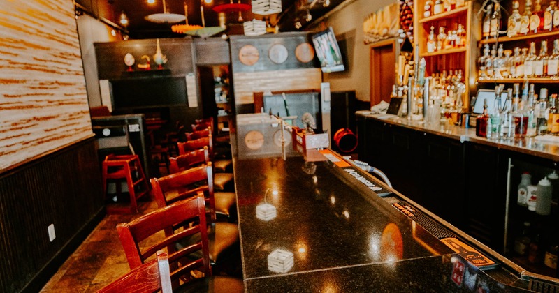 Interior, bar area