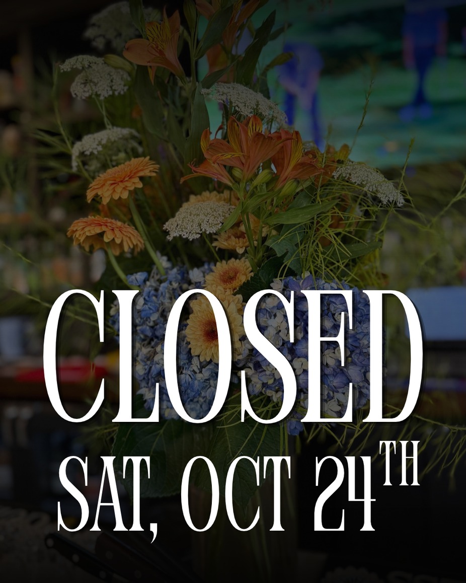Closed Oct. 24th event photo