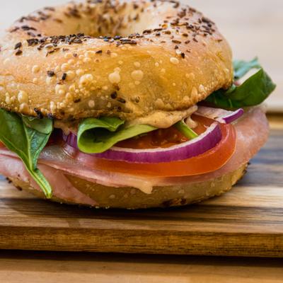 The Elm ham and melted cheese sandwich.