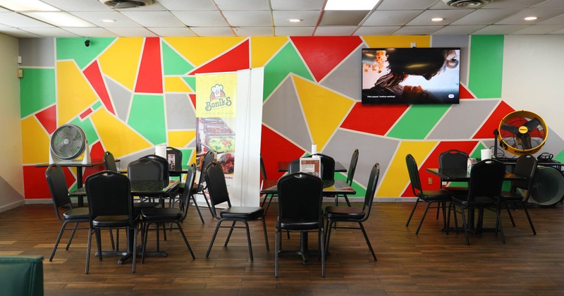 Interior seating area
