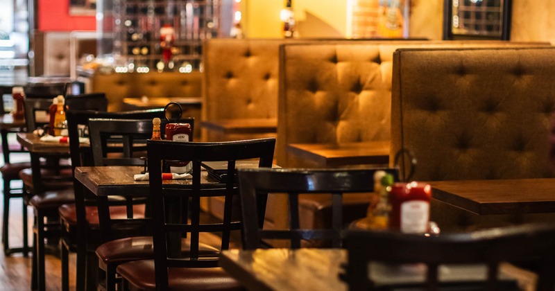 Interior seating area