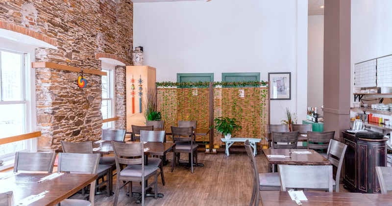 Interior, view of dining area