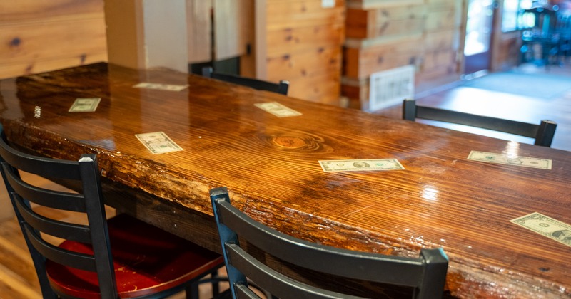 Interior, diner table