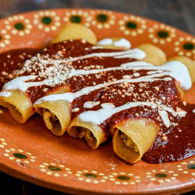 Enchiladas Rojas.