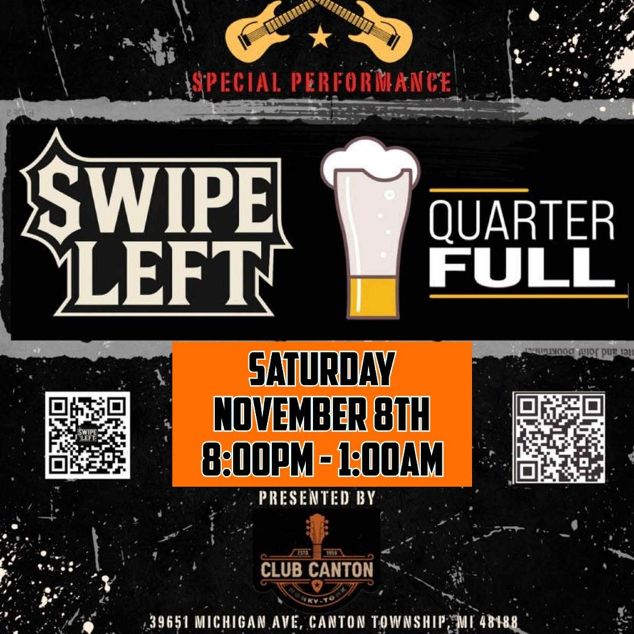 Quarter Full & Swipe Left event photo