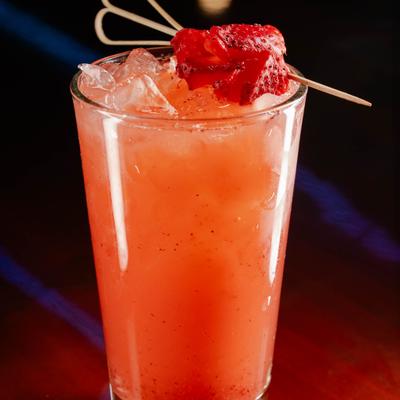 Strawberry Aqua Fresca.