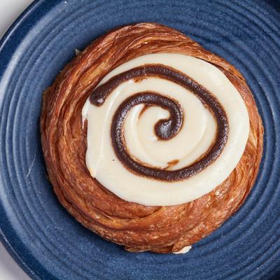 Croissant Cinnamon Cream Cheese Roll.