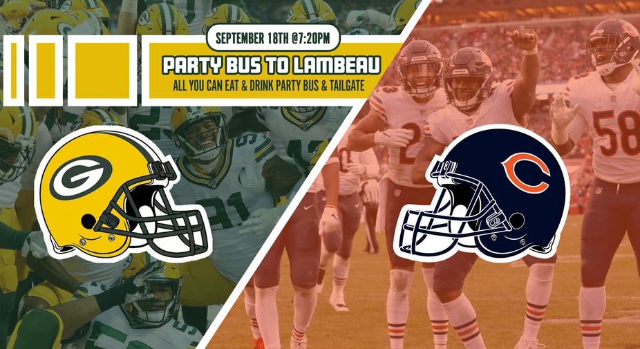 Packers Vs. Bears Party Bus To Lambeau event photo