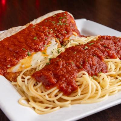 Chicken Parm Dinner.
