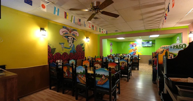 Diner area, wide view