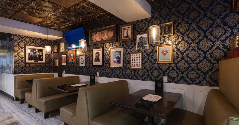 Interior, bar counter