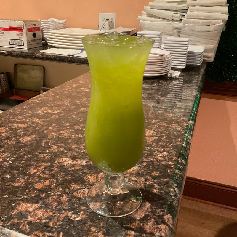Matcha gin fizz photo