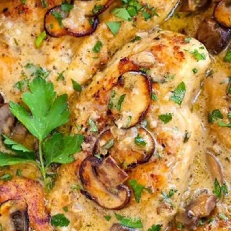 Half Pan Chicken Marsala photo
