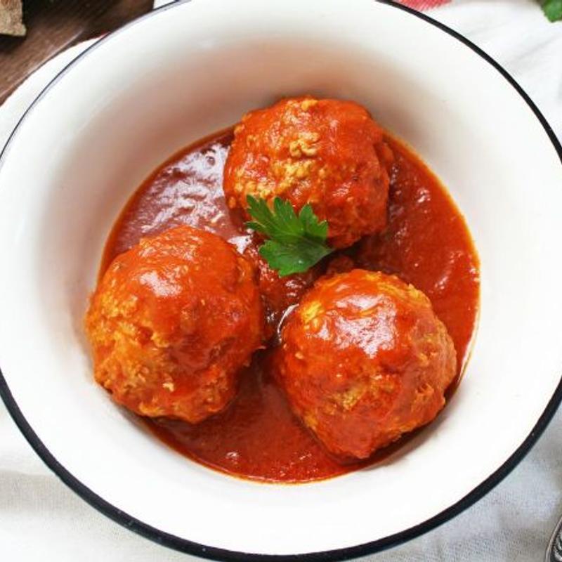 menu item 4 of 12, Meatballs in Pomodoro