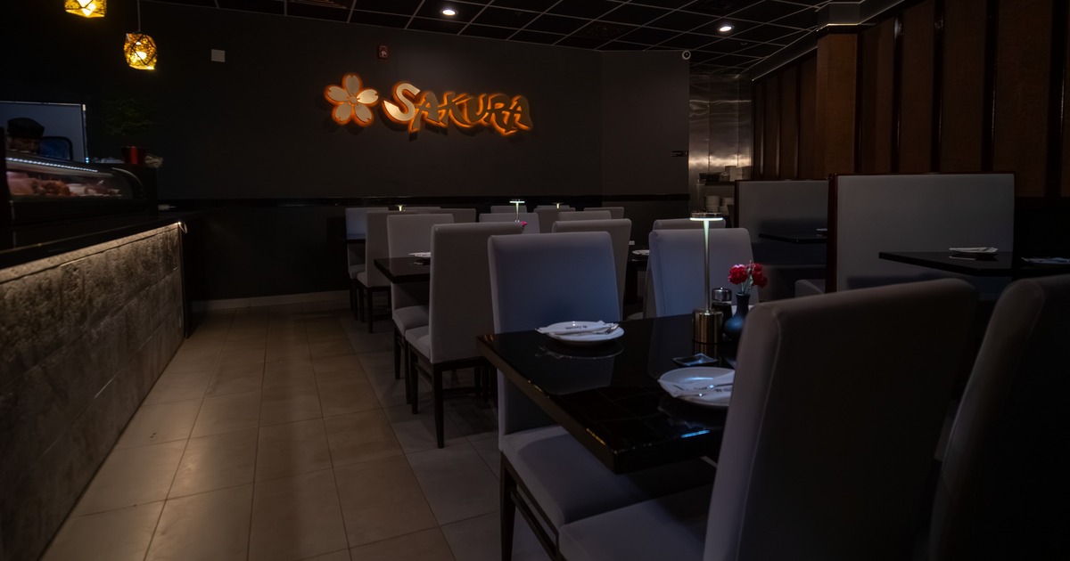 Interior, dining area with tables and chairs