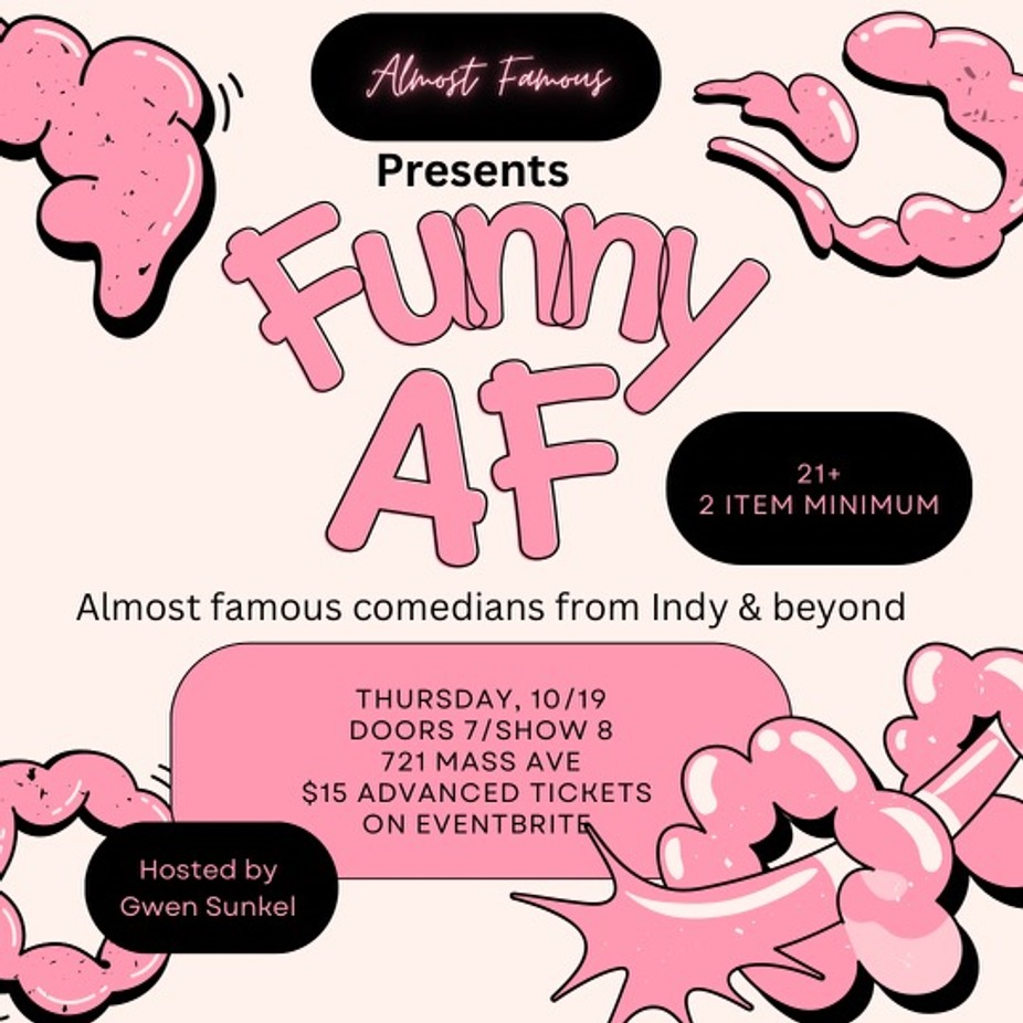 Almost Famous presents: FUNNY AF Comedy Show event photo