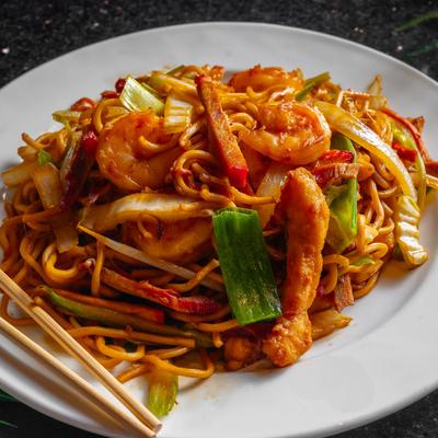 Shrimp Lo Mein.