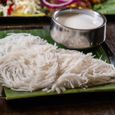 Idiyappam & Coconut Milk.